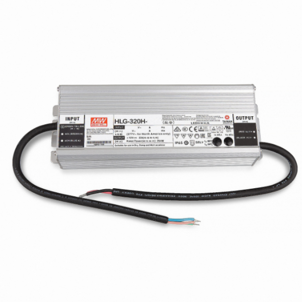 MEAN WELL HLG320H20 LED Driver CV 300W 20V 15A IP67 NO plug Power